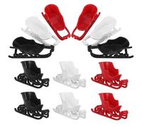 Cabilock 12pcs Christmas Sleigh Ornament Mini Sleigh Car Diy Hanging Charm Xmas Home Decor Adornment for Tree Desktop Party