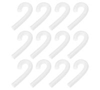 Cabilock 12pcs Creative Christmas Hanging Crutch Ornaments Lightweight Xmas Tree Decor Reusable Crutch Pendants for Home Party Festive Decoration