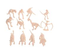 Cabilock 12pcs Dinosaur Bone Model for Plastic Skeleton Figures for Educational Assembly Sandbox Digging and Birthday Party Decorations Safe Creative for Dinosaur Play and Learning