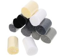 Cabilock 12pcs DIY Latch Hook Yarn Set for Rug Making Acrylic Fiber Embroidery Yarn in Multiple Colors Pre-Cut Thick for Home Rug Crafting and Blanket Projects