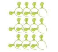 Cabilock 12pcs Green Ogre Ears Headbands Lightweight Cartoon Costume Accessories for Halloween Cosplay Party Role Play Festive Events with Playful Themed Design