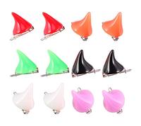 Cabilock 12Pcs Halloween Devil Horn Hair Clips Set Small Demon Horn Pins Hair Styling Accessories for Cosplay Party Decoration
