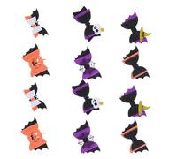 Cabilock 12pcs Halloween Hair Bows for Lightweight Spider Pumpkin Ghost Clips Boutique Barrettes for Party Cosplay Costume Accessories