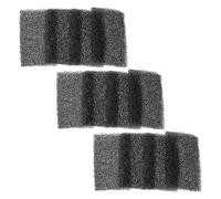 Cabilock 12pcs Halloween Special Effects Makeup Sponge with Multiporous Stipple Texture, Black Pu Material Face Paint Sponge for Comfortable Application and Holds Colour Well, for Shows