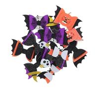Cabilock 12pcs Lightweight Spider Pumpkin Ghost Accessories for Effortless Styling for Halloween Parties Cosplay Decorations