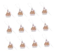 Cabilock 12pcs Linen Candy Favor Bags with Small Gift Bags for Wedding Party Bridal Shower Christmas Decoration and Lightweight for Candy Jewelry Cookies