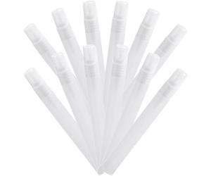 Cabilock 12pcs Mini Spray Bottles 15ml Portable Perfume Spray Bottles with Tight Sealing Pp Material for Travel and Storage, Easy to Load into Backpacks for Lotions and Perfume