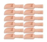 Cabilock 12pcs Mini Wooden Spoons: Mini Wooden Kitchen Utensils Set Tiny Spoons for Bath Salts Loose Tea Coffee Sugar Flour and DIY Craft Projects