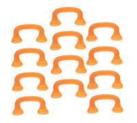 Cabilock 12pcs Orange Whisper Phones Speech Therapy for Auditory Feedback Tool for Reading Fluency Pronunciation Comprehension Support Classroom Manipulative for Early Education and Speech