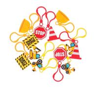 Cabilock 12pcs Plastic Building Tools Keychains for Lightweight Construction Party Favors Engineering Theme Accessories for Boys and Birthday gifts for for for for for for