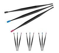 Cabilock 12pcs Silicone Spiral Ear Wax Cleaner Kit Double-Sided Reusable Earwax Removal Tool with Ear Spoon and Silicone Brush for Home and Office Use