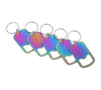 Cabilock 12pcs Stainless Steel Pocket Bottle Openers Compact Keychain Soda Cap Removers for Kitchen Car Picnic Beer Water Drinks Rustproof Design