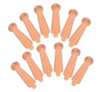 Cabilock 12Pcs Unfinished Wood Baluster Spindles for Kitchen Cabinet and Wine Cabinet Crafts European Style Precision Turned Decorative Wood Carved Spindles for Furniture and Woodworking
