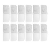Cabilock 12pcs Water Dispenser Filter for Pet Water Fountain Activated Resin and Cotton Material White Catch Hair and Debris Filter Impurities Replacement for Small Pet Watering Supplies