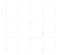 Cabilock 12PCS Wire Croquet Hoops Croquet Replacement Hoops Iron Metal Wickets for Backyard Lawn Games with Coating