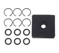 Cabilock 13pcs 13pcs 3/8" Impact Retaining Ring Clip with O-Ring Wrench Retainer Set for Electric Pneumatic Wrenches Multi-Functional Heavy Duty Tool for Home Office Industrial Use