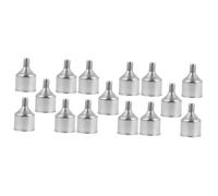 Cabilock 15 pcs Large Stainless Steel Oil and Wine Dispensing Funnels Reusable Liquid Transfer Funnels for Bottles Jars Flasks Easy to Clean and Dishwasher Safe