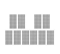 Cabilock 15 Sheets Scanning Marker 3d Reference Marker Black Pet Reflective Film with Auxiliary Positioning Universal Compatibility for Motion Capture and Animation Production