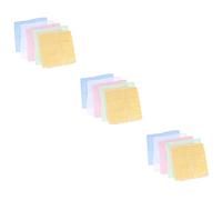 Cabilock 15pcs Bamboo Fiber Handkerchief Washcloth for Newborn Soft Square Bib Towel for Boys and Girls Essential Wet Wipes Alternative for Born Essentials