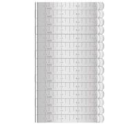 Cabilock 15pcs Metal Sewing Clips for Quilting and Hemming, Smooth Polishing Replacement for Sewing Pins, Silver Colour, 3 Inches Measurement Ruler, for Pinning and Marking Projects
