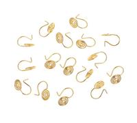 Cabilock 15pcs Pearl Ear Converters Non-Pierced Decorative Earring Bases for DIY Jewelry Making Stylish Invisible Ear Clips for Women Crafting