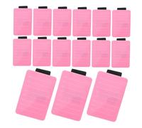 Cabilock 15sets Eyelash Extension Board White Acrylic Lash Pallet Grafting Eyelash Tool False Holder Tray Lash Display Pallet for Extensions