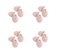 Cabilock 16 Pcs Ballet Toe Pads Half Size Sebs Knitted Fabric | Anti Slip, Shock Absorbing Foot Protection, Reusable Beige Pair, Lightweight Fit for Ballet Practice