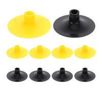 Cabilock 16pcs Arrows Suction - Replacement Non-Sharp Arrow Tips For Kids Toy - Soft Rubber Suction Cup Arrowheads Protective Heads For Outdoor Archery Games Safe Shooting Practice
