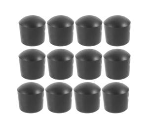 Cabilock 16pcs Black Foosball Rod Covers with Pvc Material and Easy Installation, Mini Safety End Tip Protectors for Foosball Table Accessories, Precision Craftsmanship for Sturdy Use