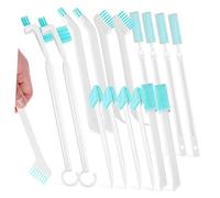 Cabilock 16pcs Cleaning Brush for Crevice Groove Cleaning Tools Hard Bristles for Window Tracks Blinds Small Spaces
