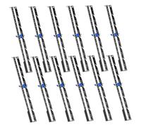 Cabilock 18 Pcs Aluminum Sewing Measuring Ruler Precision Spacing Gauge for Quilting Tailoring Buttonhole Measuring DIY Crafting and Knitting Beginners