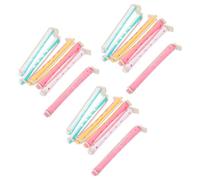 Cabilock 18pcs Hair Perm Rods Set Plastic Cold Wave Rods Heatless Perming Hair Curlers Rollers for Long Short Straight Curly Natural DIY Hairdressing Tool