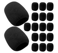 Cabilock 18pcs Microphone Noise Cancellation Sleeve Eva Protective Cover Mic Sock for Handheld Studio Recording Vocal Singing