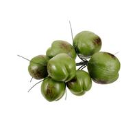 Cabilock 1Bunch Realistic Artificial Coconuts Prop for Tropical Party Decoration Simulation Fruit Adornment for Hawaiian Luau Decor for Wedding Photography Props