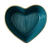 Cabilock 1pc Creative Heart Shape Bowl Multi Functional Salad Dessert Bowl Premium Food Grade Unique Design for Breakfast Snacks Attractive Kitchen Tableware