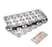 Cabilock 1pc Creative Ice Cube Tray with Lids Ice Mold for DIY Summer Drinks Easy Release for Home Use