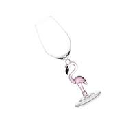 Cabilock 1Pc Elegant Pink Flamingo Glass Goblet Premium Wine Glass for Cocktails Juice Parties Creative Design for Weddings Birthdays Home Use