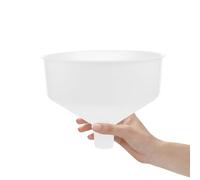 Cabilock 1Pc Extra Wide Mouth Plastic Funnel for Beverage Filling Kitchen Oil Transfer Compact Design for Soy Sauce and Liquids