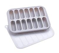 Cabilock 1pc Food Grade Silicone Sausage Baking Mold and Ice Cube Tray Non Stick Design for Easy Release for Home Restaurant Hotel Use Versatile Mold Ice and Sausage Freezing
