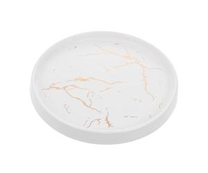 Cabilock 1pc Marble Food Plate Simple Jewelry Plate black dinner plates ceramic dishware pottery dinner tray japanese dessert Trinket Jewel Tray platter ceramics white Storage