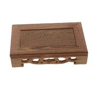 Cabilock 1pc Plant Stand En Vase Stand Base Wooden Flowerpot Bases Retro Wooden Pedestal Display Craft Holder Statue Display for Home Decoration Random Style