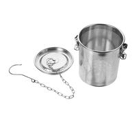 Cabilock 1pc Stainless Steel Brine Basket for Seasoning and Spice Infusion for Soups Broths and Loose-Leaf Tea Safe Design Fine Mesh for