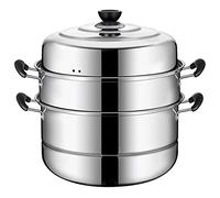 Cabilock 1pc Stainless Steel Food Steamer Pot Multi-Layer Creative Cookware for Induction Gas Stoves Soup Pot for Home Cooking Practical Kitchen Tool