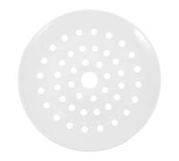 Cabilock 1pc Steamer Pressure Cooker Rack The Egg Grill Baking Rack Roasting Pressure Cooker Canning Round Cooling Stand Steaming Basket Pan Holder White Ceramics