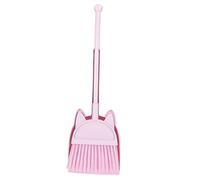 Cabilock 1set Boy Girl's Broom and Dustpan Cleaning Set Pretend Play Housekeeping Tools for Boys and Girls Cute Pink Broom Set for Indoor and Outdoor Use Safe and Cleaning Toy