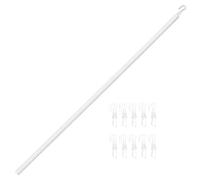 Cabilock 1set Detachable Blind Tilt Wand Opener Hooks Plastic Window Blind Rod for Easy Operation Replacement Tilt Rod for Curtain Accessory