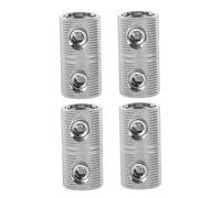 Cabilock 2 Pair Brass Audio Wire Butt Connectors for Car Audio System Metal Crimp Splice Coupler for Stable Transmission and Enhanced Sound Quality in Auto Truck Amplifier Ground Wiring