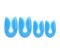 Cabilock 2 Pairs U-Shaped Silicone Heel Pads for Men’s Shoes, Soft Foot Heel Cushions Protecting and Relaxing Feet, for Sneakers and Daily Comfort