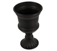 Cabilock 2 pcs Metal Flower Vase Iron Art Planter for Wedding Table Centerpieces Vintage Rustic Flower Pot for Home Office Hotel Decor Resistant Gardening Container
