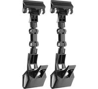 Cabilock 2 pcs Rotatable Price Label Clips Double-sided Sign Tag Holders for Supermarkets Retail Stores Adjustable Display Price Tag Clips Black